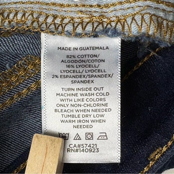 LOFT Curvy Fit High Rise Skinny Jeans 27/4 Petite Classic Dark Indigo Wash NEW - Picture 10 of 12